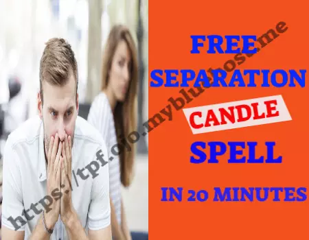 separation candle spell